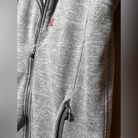 EMS SoftShell Fleece Full Zip Jacket Dark Gray Men's XL Eastern Mountain Sports - Picture 3 of 4